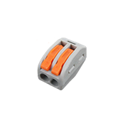 connecteur rapide 0,75/4mm gris/orange lot de 10 pièces